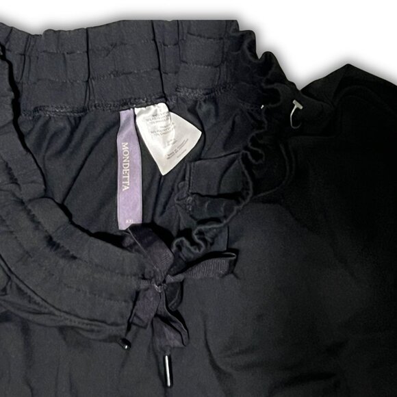 Mondetta XXL Black Moisture-Wicking Woven Shorts Stretch Waistband Drawstring Li - Picture 4 of 9
